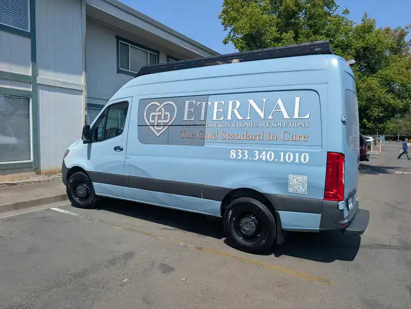 custom commercial van wrap